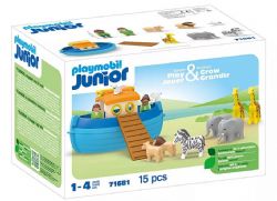 PLAYMOBIL JUNIOR - ARCHE DE NOÉ TRANSPORTABLE #71681